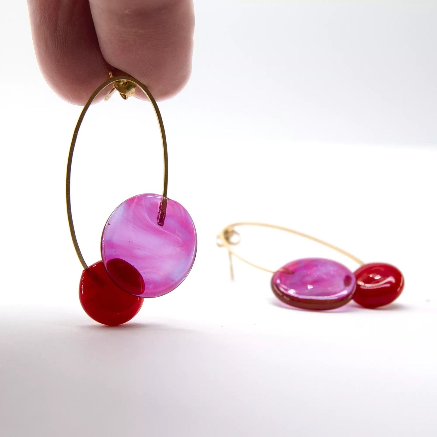 Elia earrings with Murano glass - Premium Earrings - Shop now at San Rocco Italia