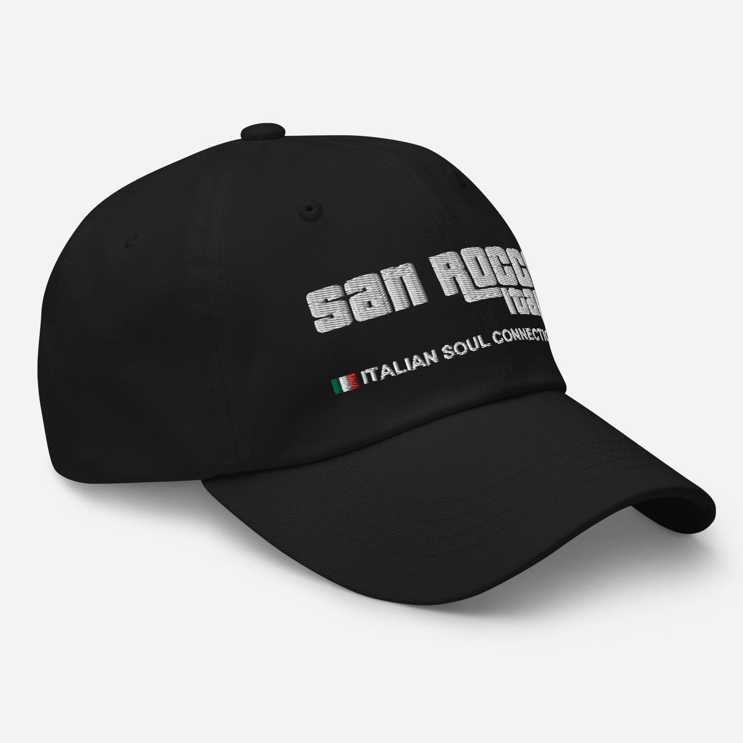 Embroidered San Rocco Italia Italian Soul Connection Hat - Premium - Just €54.95! Shop now at San Rocco Italia