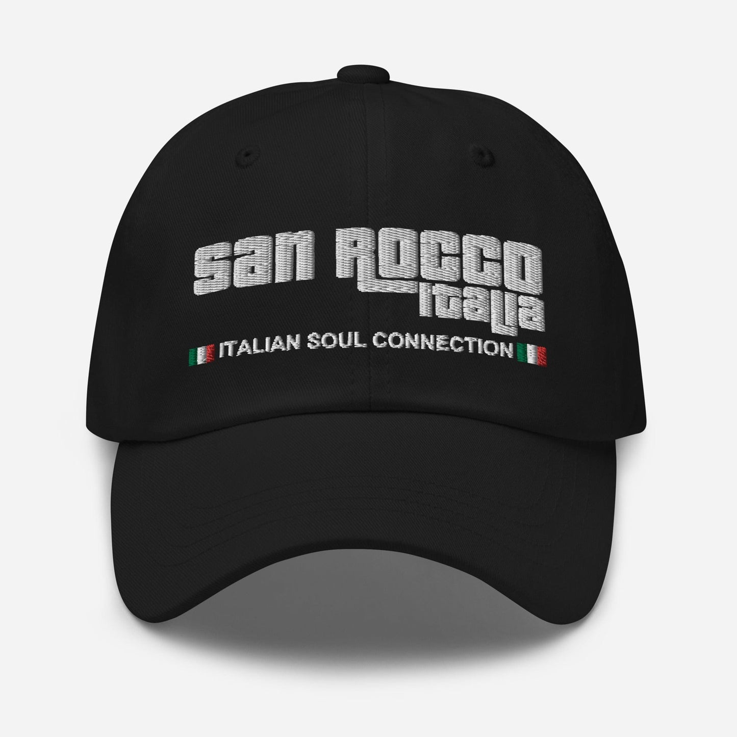 Embroidered San Rocco Italia Italian Soul Connection Hat - Premium - Just €54.95! Shop now at San Rocco Italia