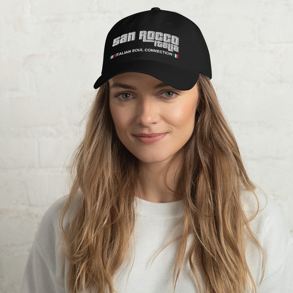 Embroidered San Rocco Italia Italian Soul Connection Hat - Premium - Just €54.95! Shop now at San Rocco Italia