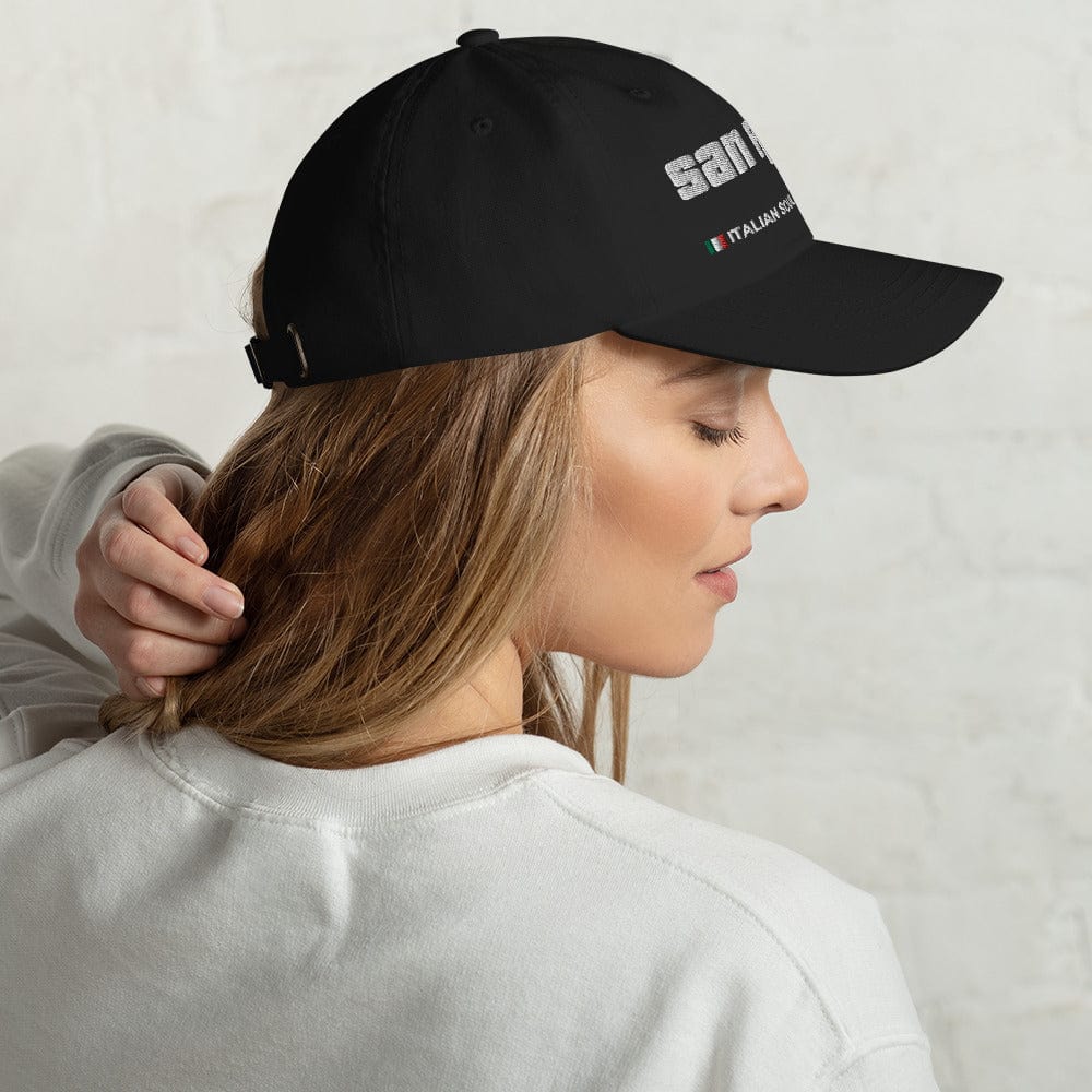Embroidered San Rocco Italia Italian Soul Connection Hat - Premium - Just €54.95! Shop now at San Rocco Italia