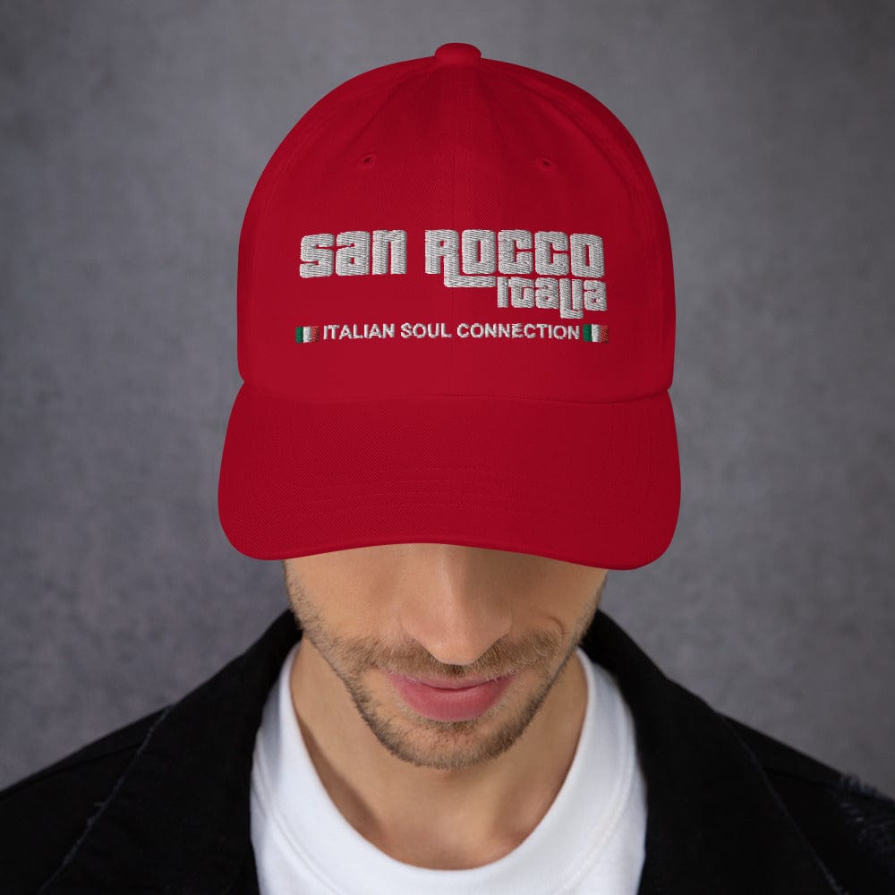 Embroidered San Rocco Italia Italian Soul Connection Hat - Premium - Just €54.95! Shop now at San Rocco Italia