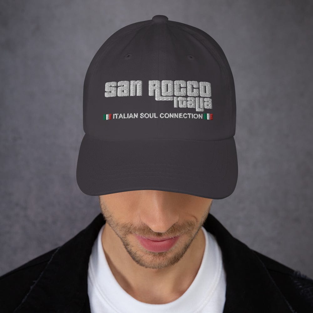 Embroidered San Rocco Italia Italian Soul Connection Hat - Premium - Just €54.95! Shop now at San Rocco Italia