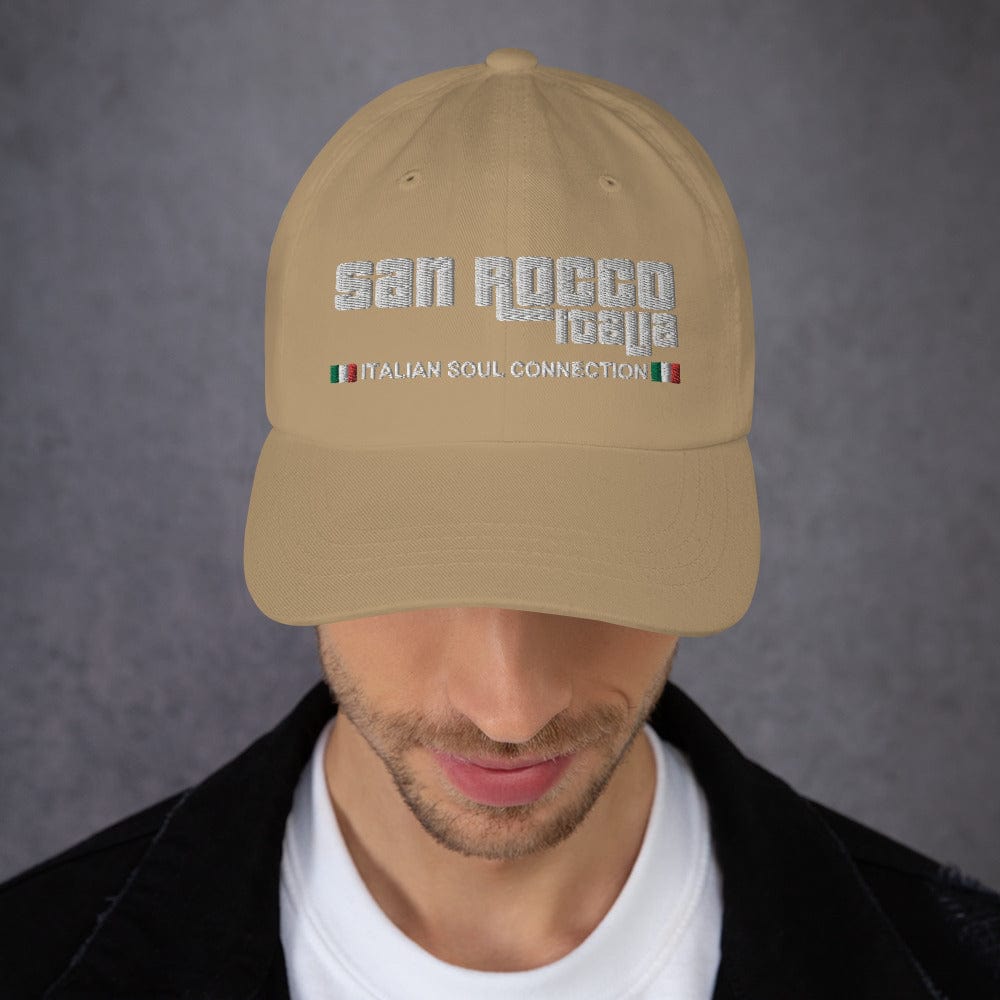 Embroidered San Rocco Italia Italian Soul Connection Hat - Premium - Just €54.95! Shop now at San Rocco Italia