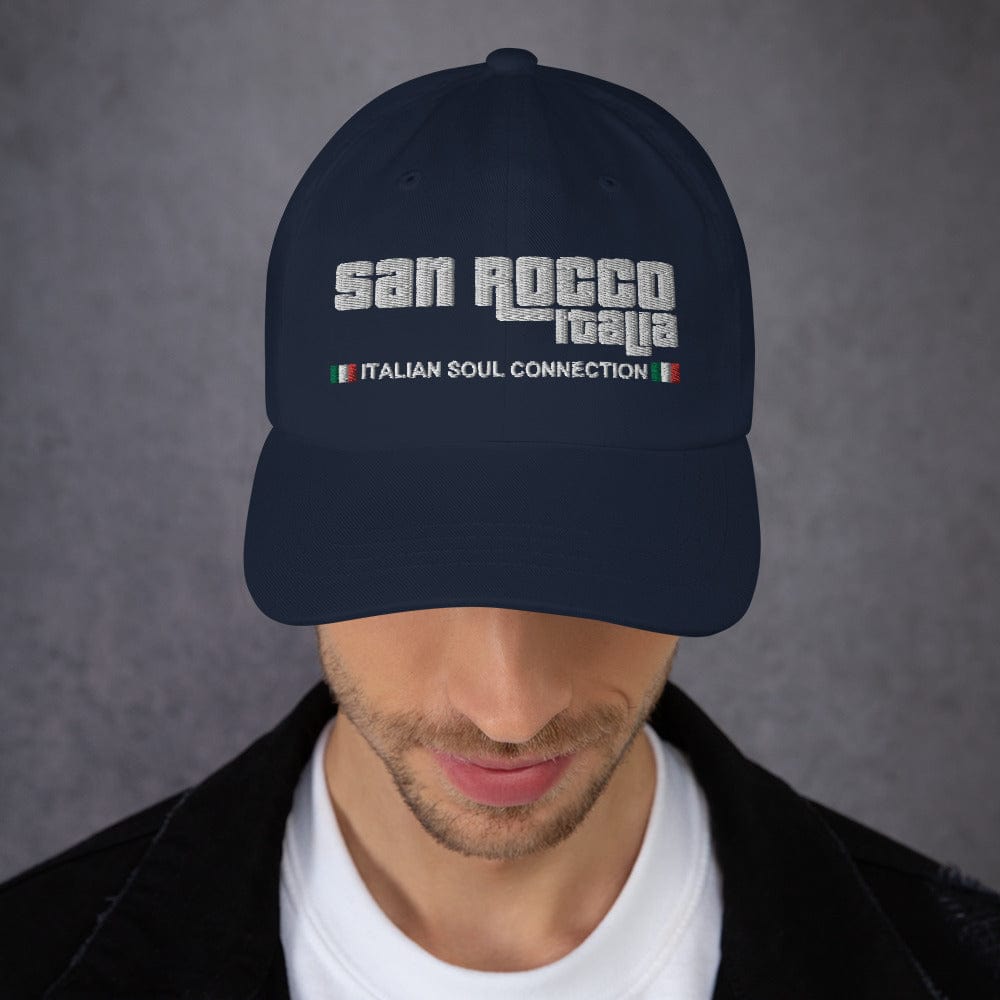Embroidered San Rocco Italia Italian Soul Connection Hat - Premium - Just €54.95! Shop now at San Rocco Italia