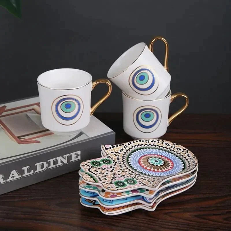 Espresso Cup & Saucer - Ricco Italian Ceramics