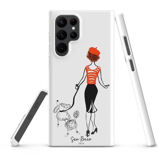Girl with French Poodle Snap case for Samsung® San Rocco Italia