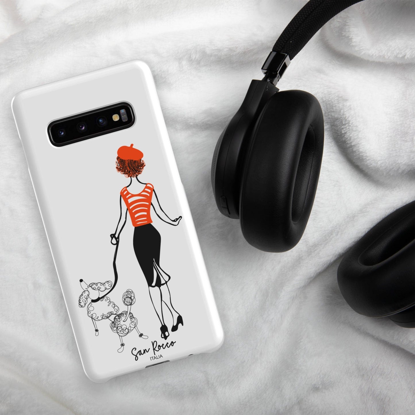 Girl with French Poodle Snap case for Samsung® San Rocco Italia