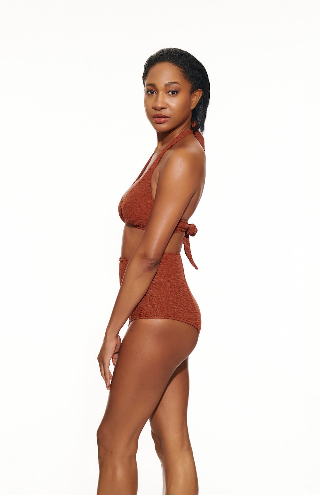 high waisted bikini bottoms Pamela High Waisted Bikini Bottoms San Rocco Italia