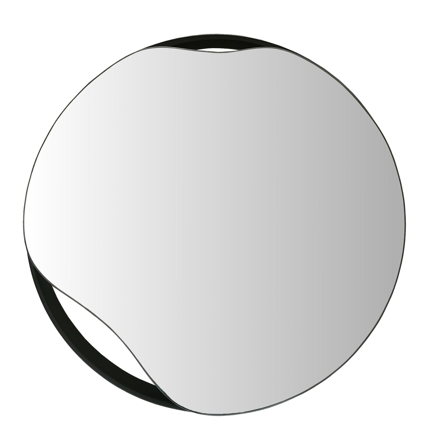 Puddle Assymetric Oak Wood Wall Mirror - Home Decor - San Rocco Italia
