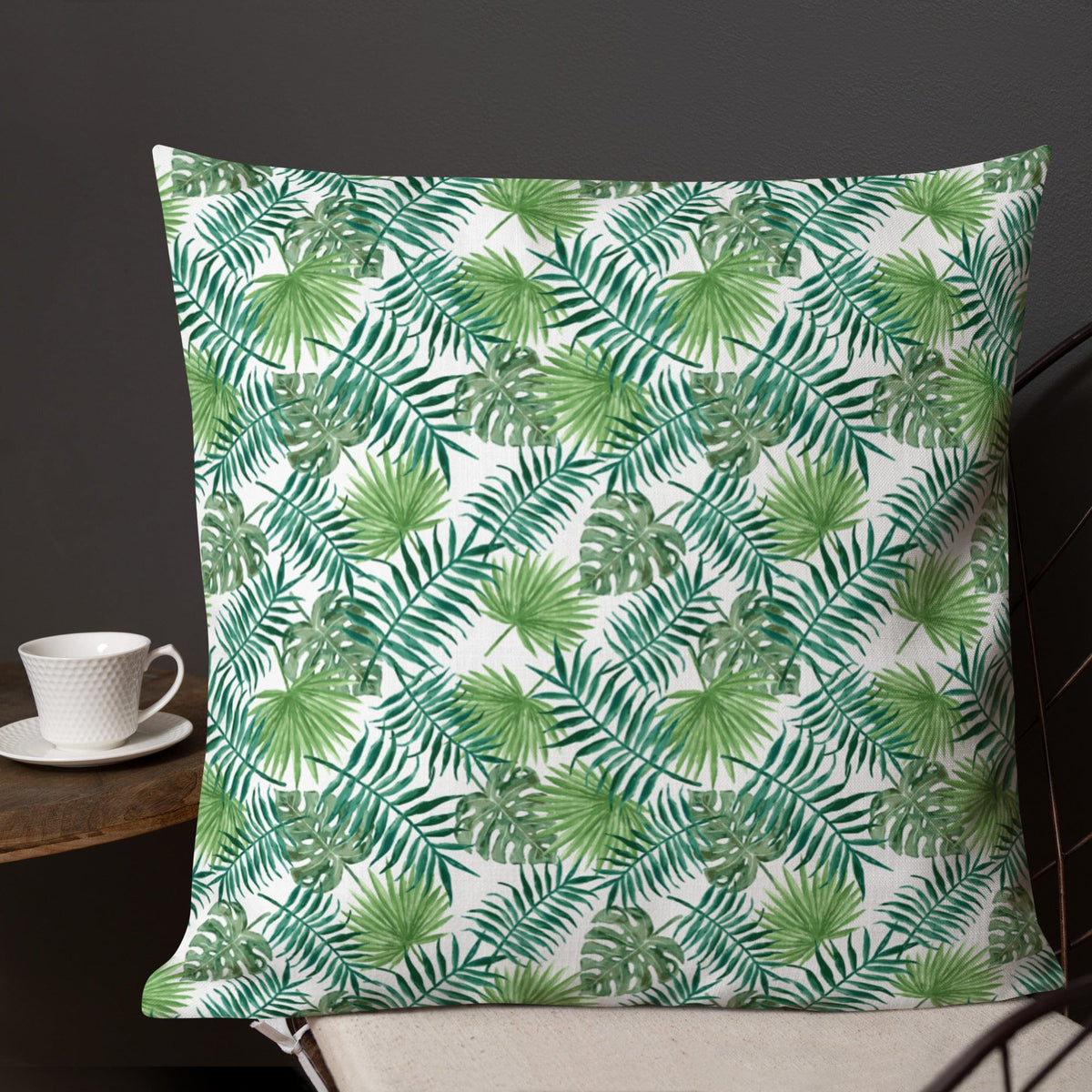 Home - Pillows & Throws Tropical Leaves Premium Throw Pillow San Rocco Italia