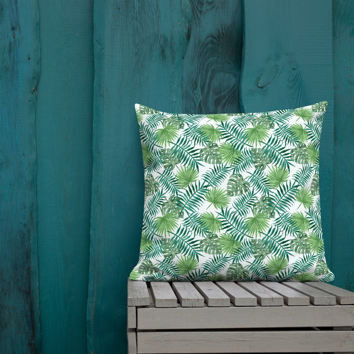 Home - Pillows & Throws Tropical Leaves Premium Throw Pillow San Rocco Italia