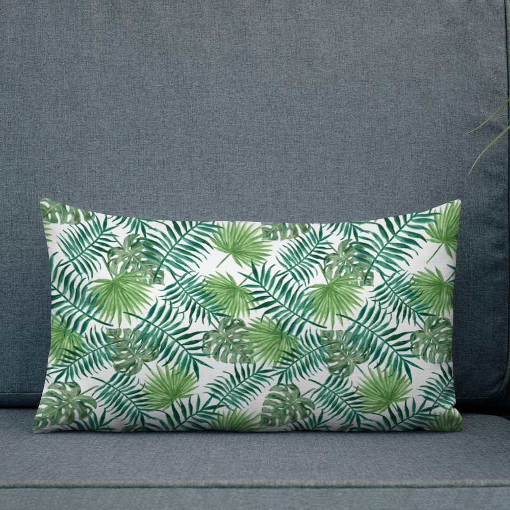 Home - Pillows & Throws Tropical Leaves Premium Throw Pillow San Rocco Italia