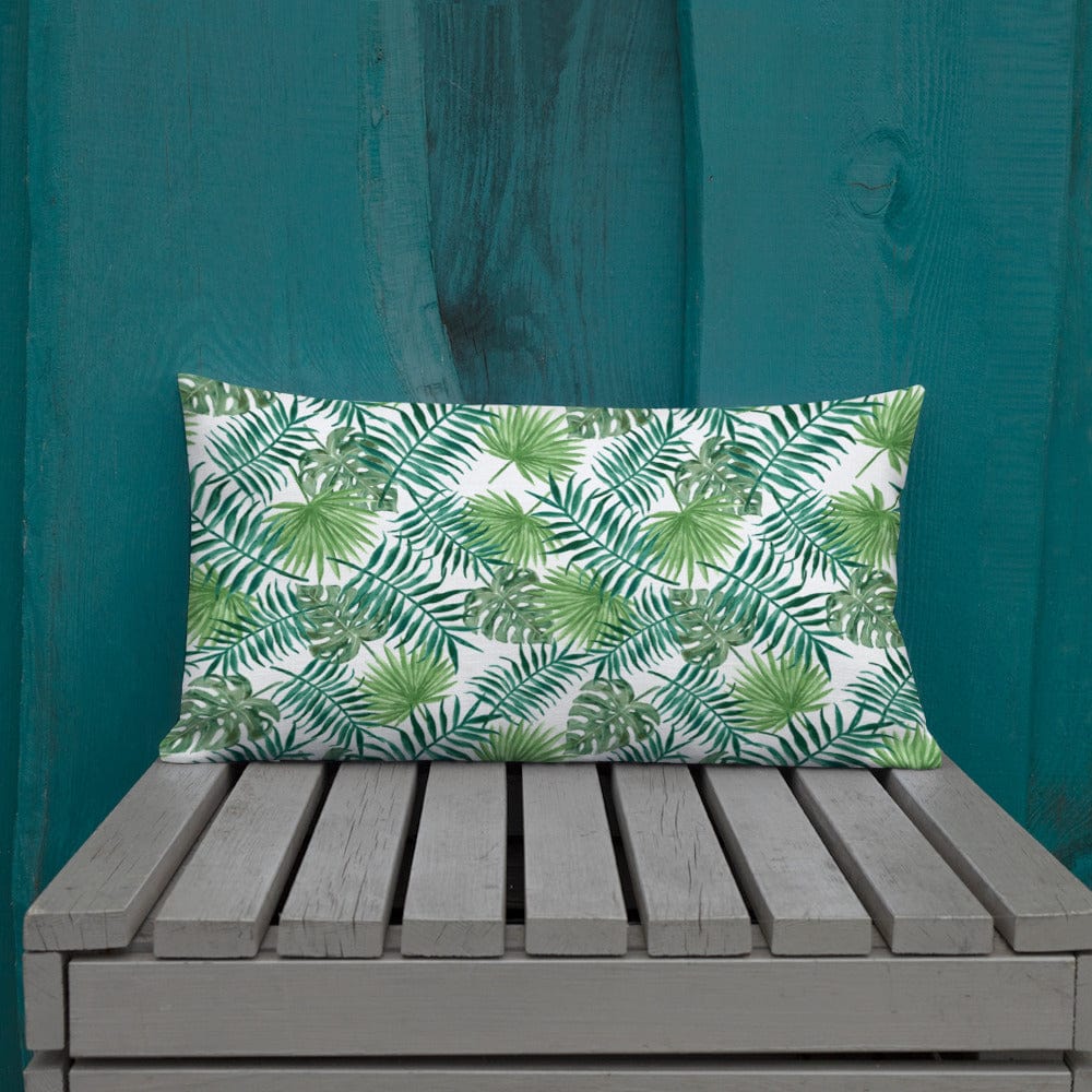 Home - Pillows & Throws Tropical Leaves Premium Throw Pillow San Rocco Italia