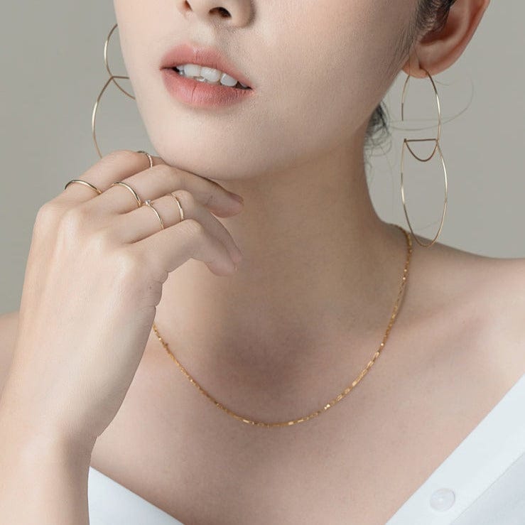 Handmade Gold Filled Hoop Earrings - Premium Jewelry & Accessories - Earrings - Just €54.95! Shop now at San Rocco Italia
