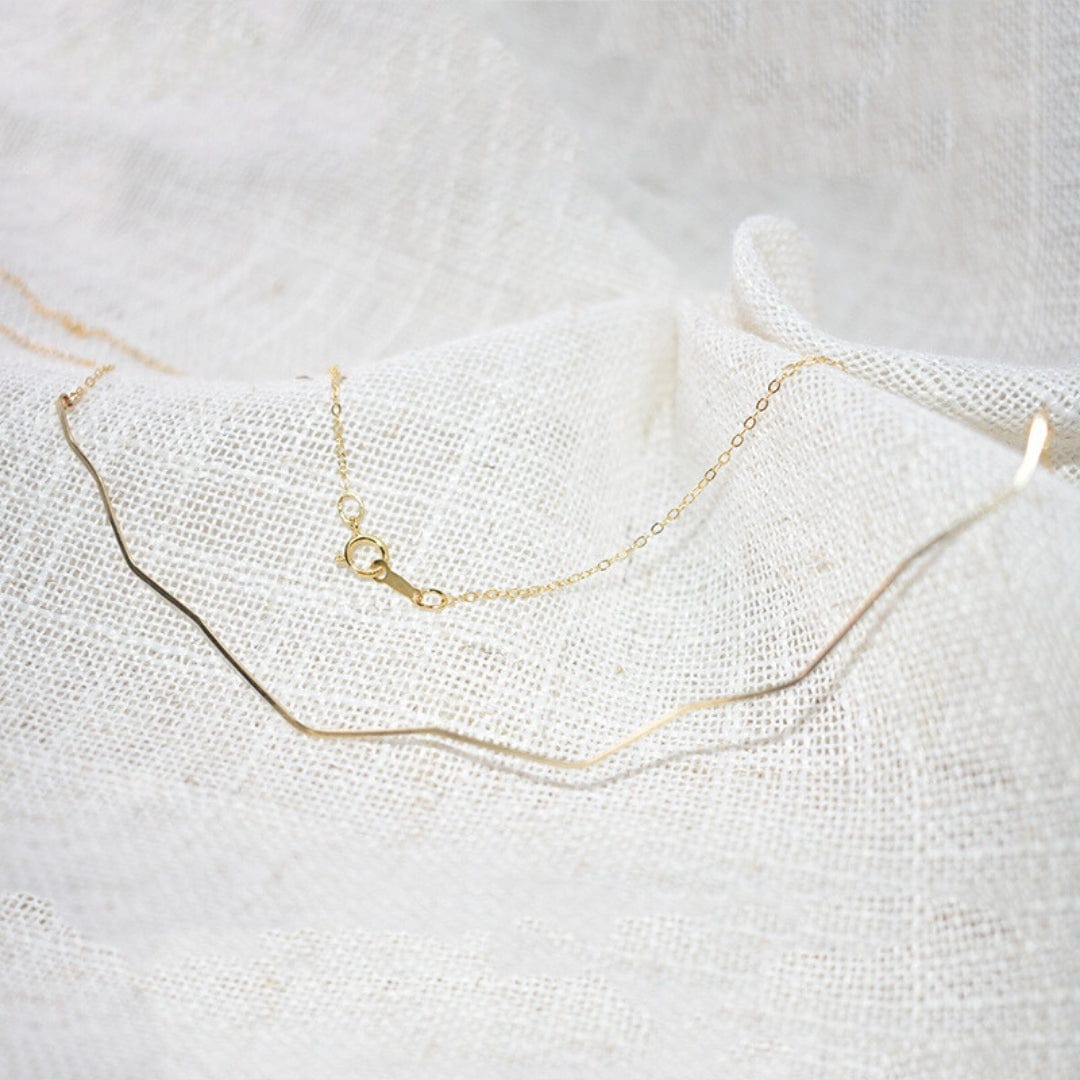 Wave Necklace | 14K Gold Filled or 925 Sterling Silver - Premium Necklaces - Just €49.95! Shop now at San Rocco Italia