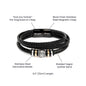 Men's Love You Forever Bracelet - Premium Jewelry - Just €41.95! Shop now at San Rocco Italia
