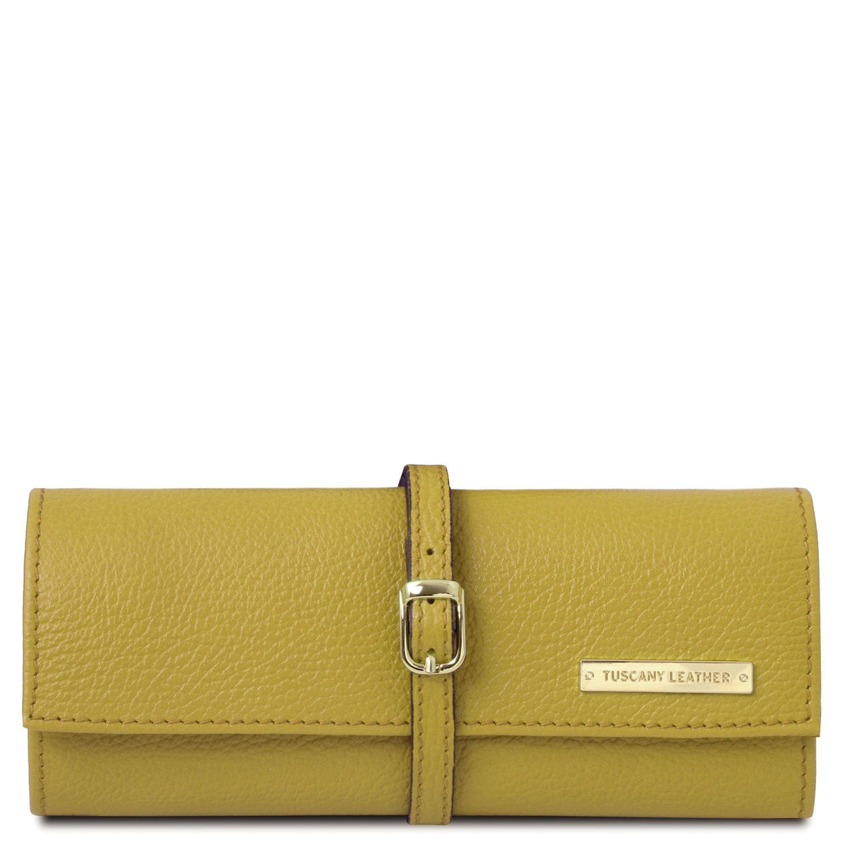 Leather accessories for women Green Soft leather jewellery case | TL142193 San Rocco Italia
