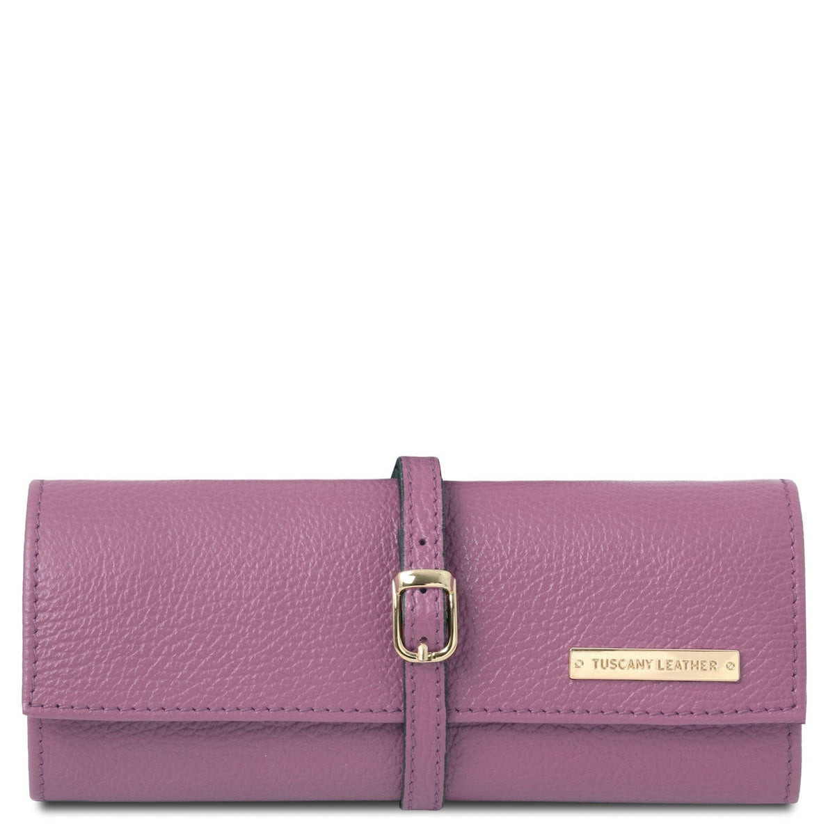 Leather accessories for women Lilac Soft leather jewellery case | TL142193 San Rocco Italia