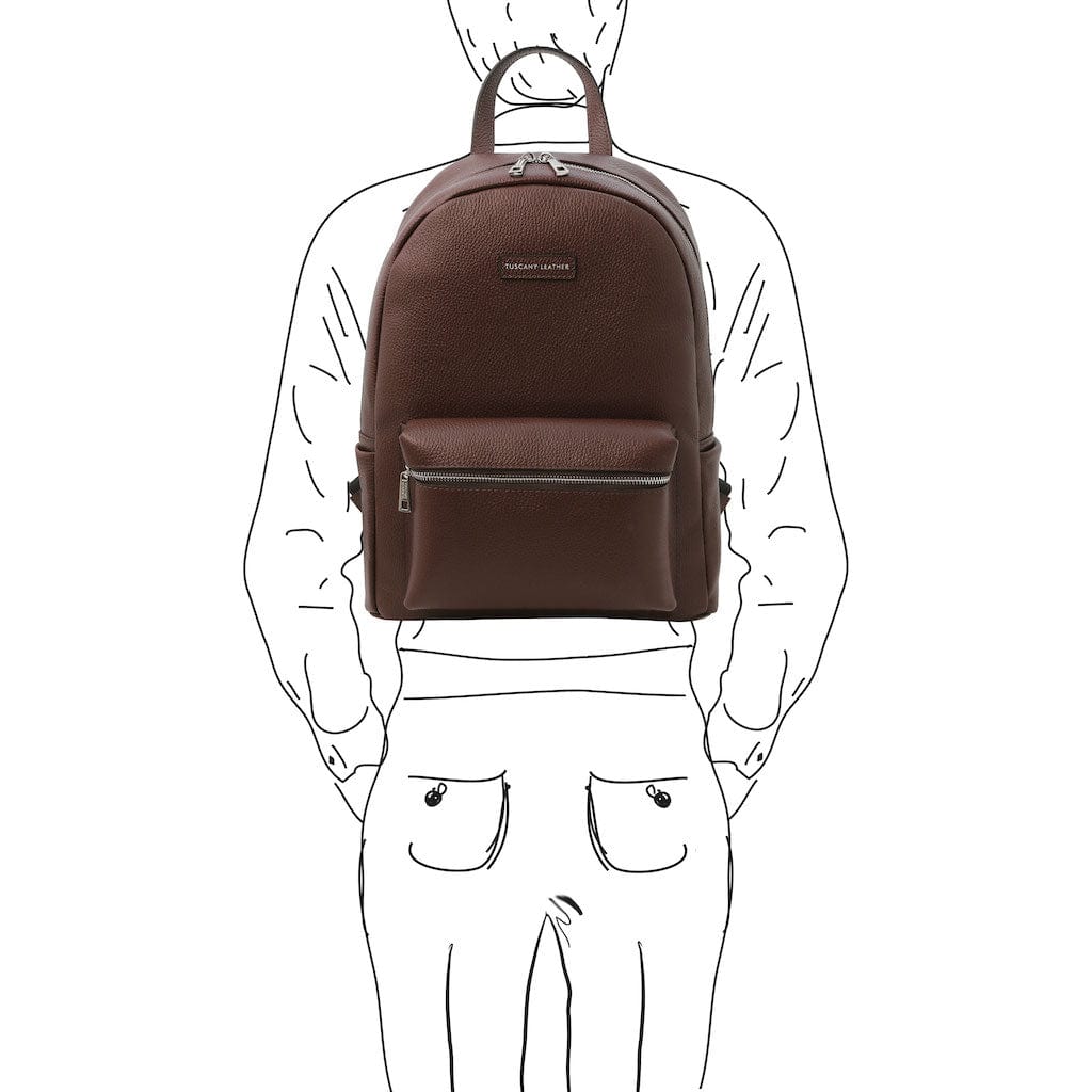 Leather Backpacks Dakota - Soft leather backpack | TL142333 San Rocco Italia