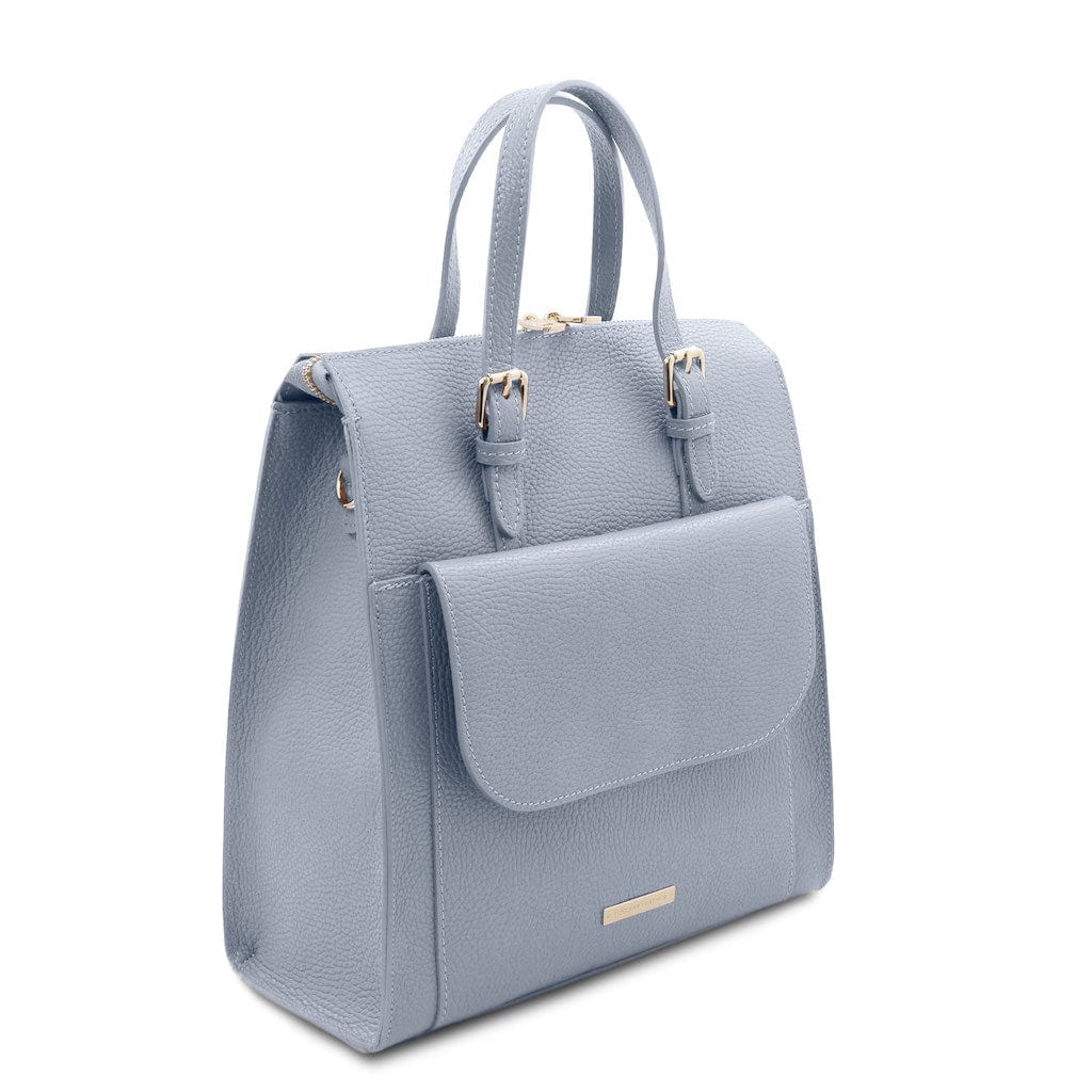 TL Bag - Italian Leather Backpack For Women - 2 in 1 convertible backpack shoulder bag | TL142211 - Premium Leather backpacks for women - Shop now at San Rocco Italia