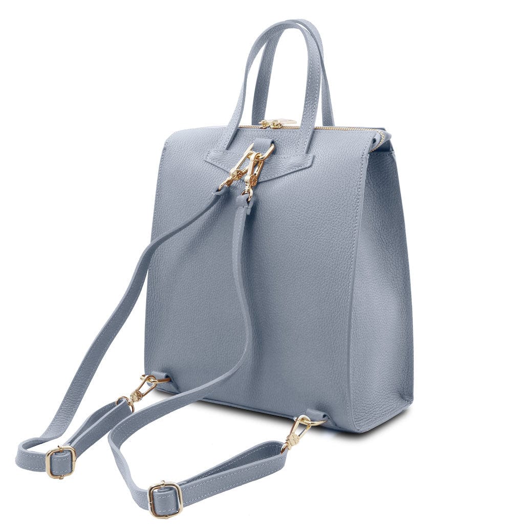 TL Bag - Damenrucksack aus italienischem Leder, wandelbar zur 2-in-1-Rucksack-/Schultertasche | TL142211 - Premium-Lederrucksäcke für Damen - Jetzt bei San Rocco Italia entdecken