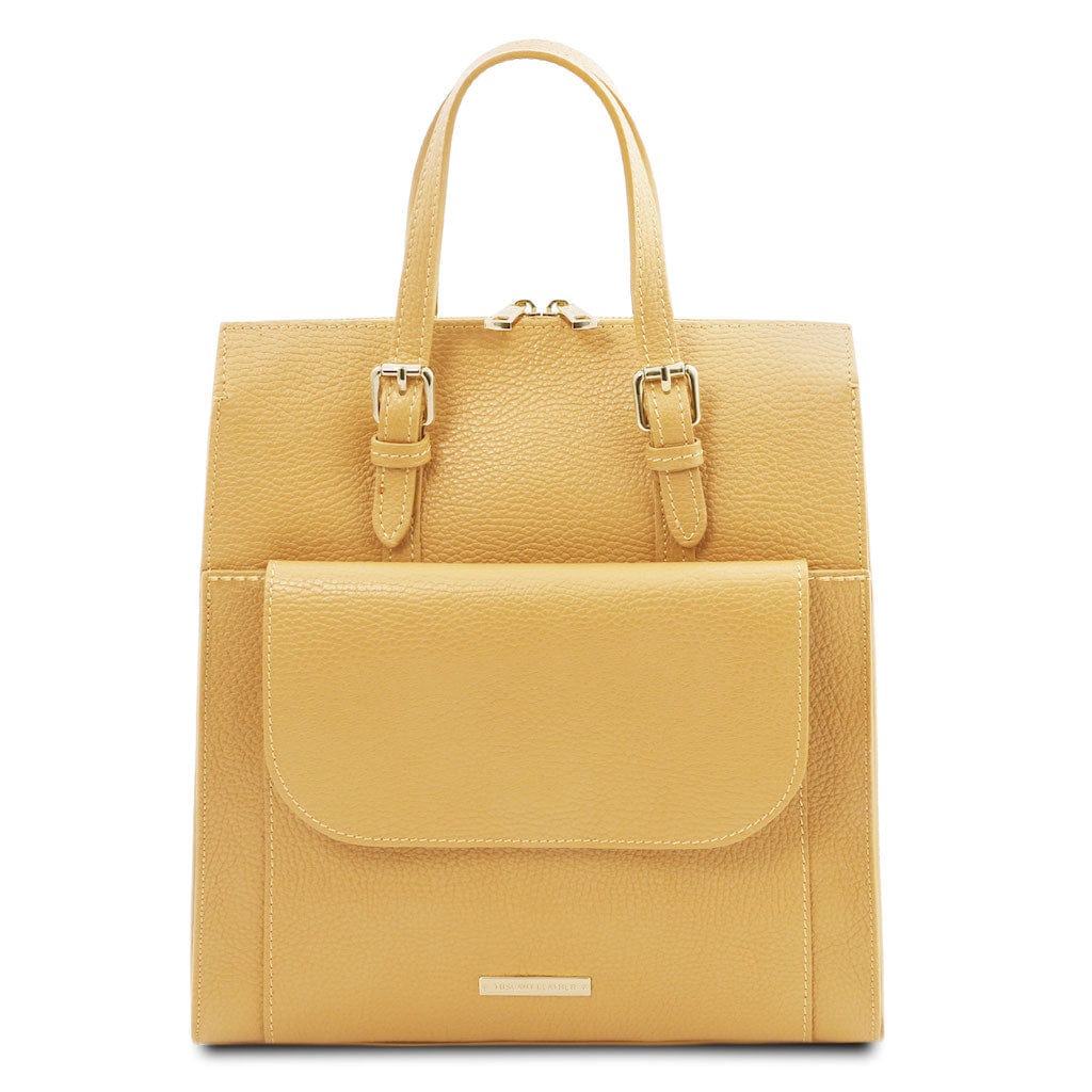 TL Bag - Italian Leather Backpack For Women - 2 in 1 convertible backpack shoulder bag | TL142211 - Premium Leather backpacks for women - Shop now at San Rocco Italia