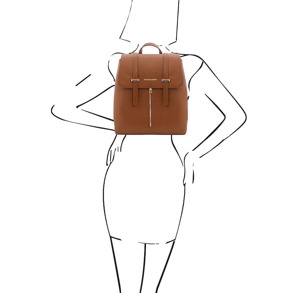 TL Bag - Leather Backpack for Women | TL142281 - Premium Leather backpacks for women - Just €128.10! Shop now at San Rocco Italia