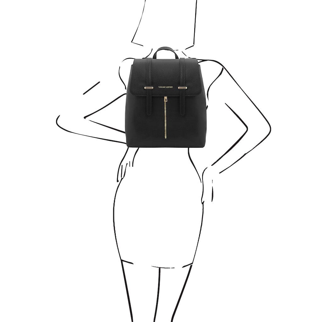 TL Bag - Leather Backpack for Women | TL142281 - Premium Leather backpacks for women - Just €128.10! Shop now at San Rocco Italia