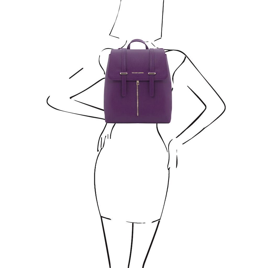 TL Bag - Leather Backpack for Women | TL142281 - Premium Leather backpacks for women - Just €128.10! Shop now at San Rocco Italia
