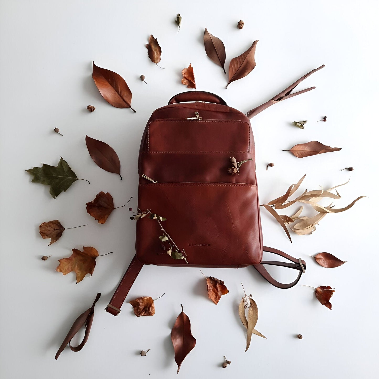 Leather Backpacks Melbourne - Italian leather laptop backpack | TL142205 San Rocco Italia