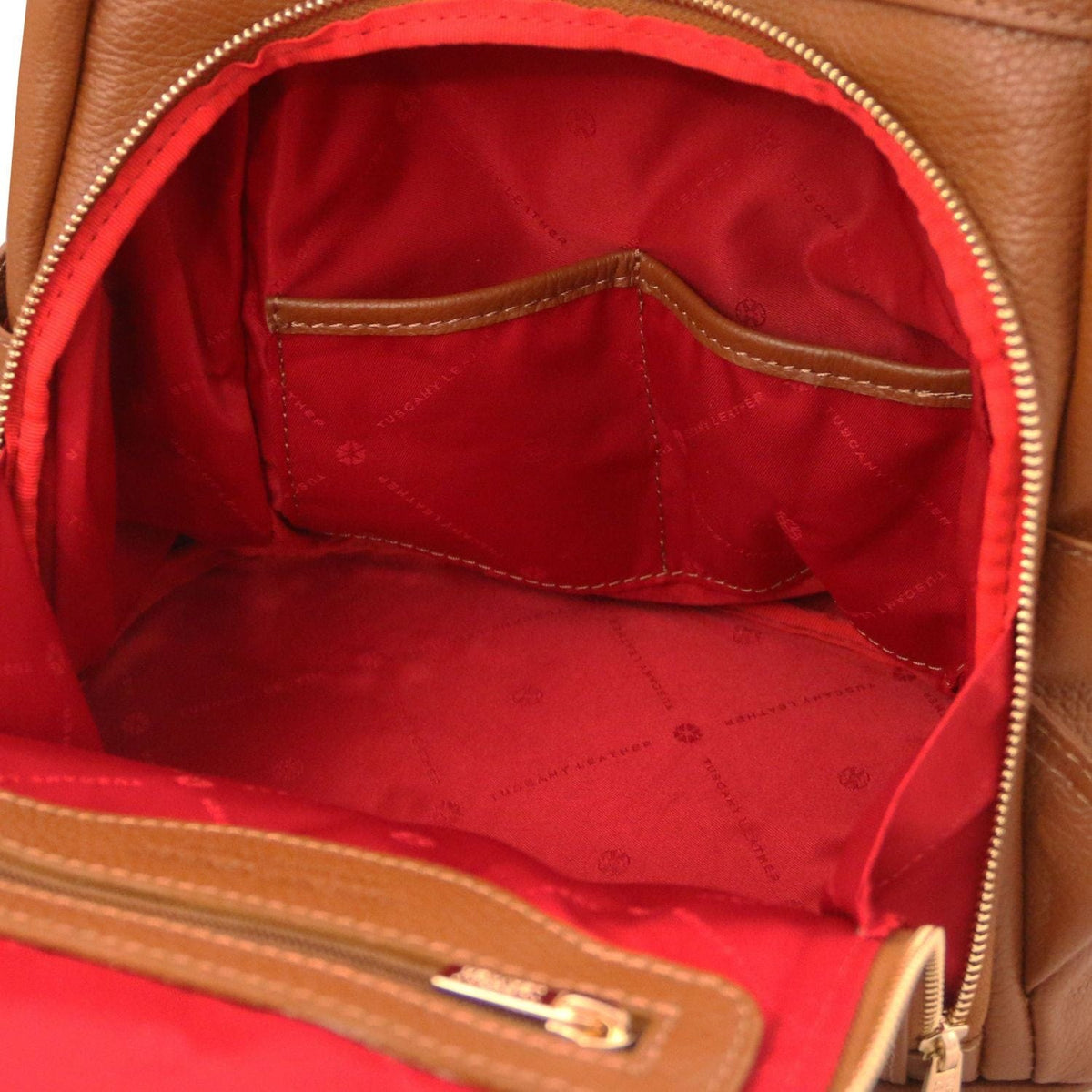 Leather Backpacks TL Bag - Soft leather backpack - convertible 2-in-1 backpack shoulder bag | TL142138 San Rocco Italia