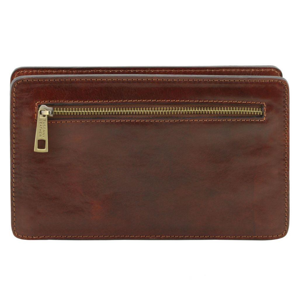Denis - Exclusive leather handy wrist bag for man | TL141445 - Premium Leather bags for men - Just €146.40! Shop now at San Rocco Italia