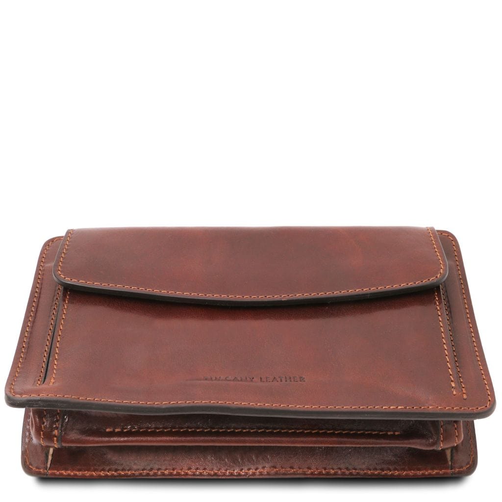 Denis - Exclusive leather handy wrist bag for man | TL141445 - Premium Leather bags for men - Just €146.40! Shop now at San Rocco Italia