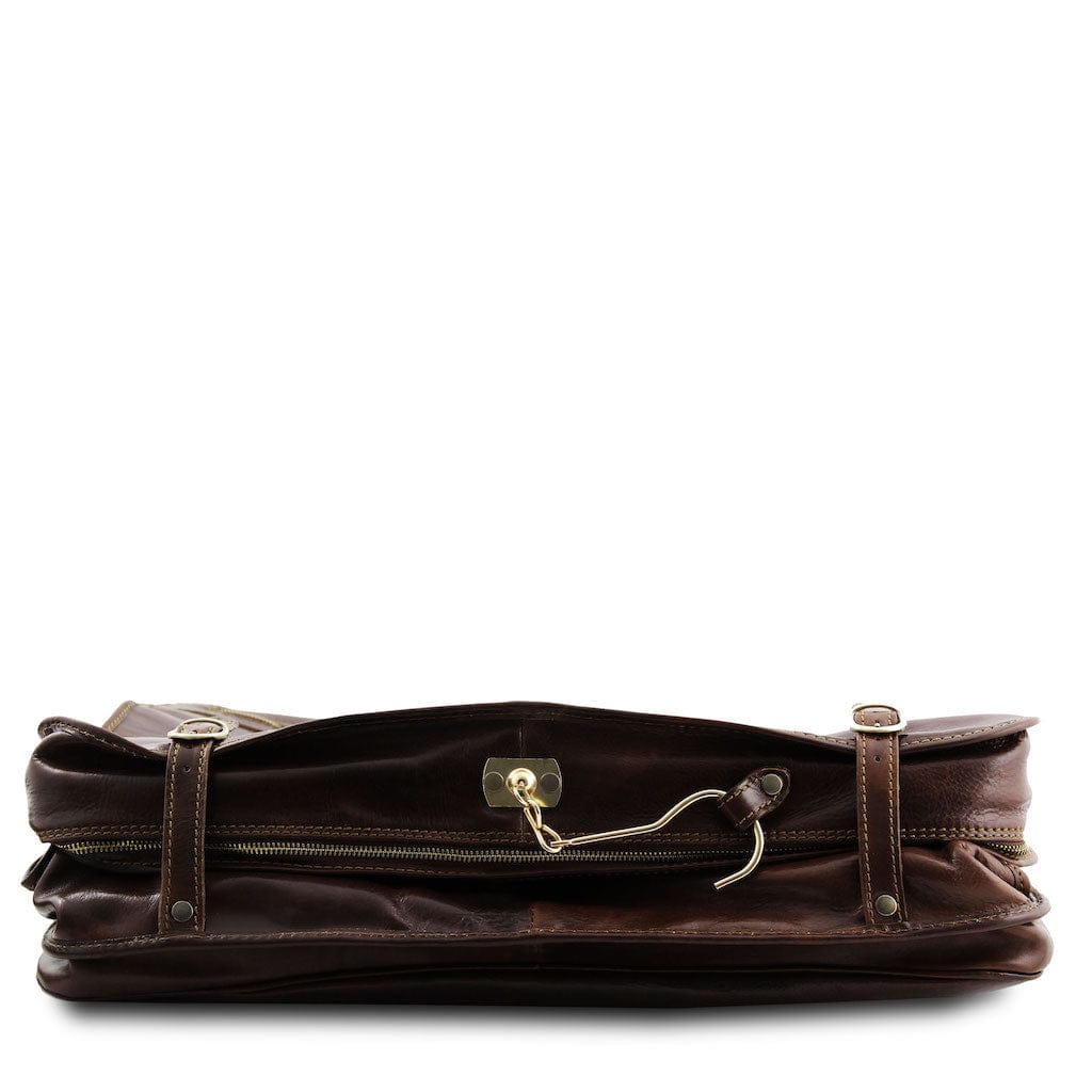 Leather garment bags Papeete - Leather Garment Bag | TL142337 suiter bag San Rocco Italia