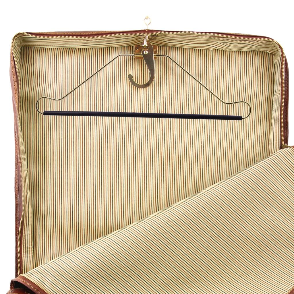Papeete - Leather Garment Bag | TL3056 suiter bag - Premium Leather garment bags - Just €683.20! Shop now at San Rocco Italia