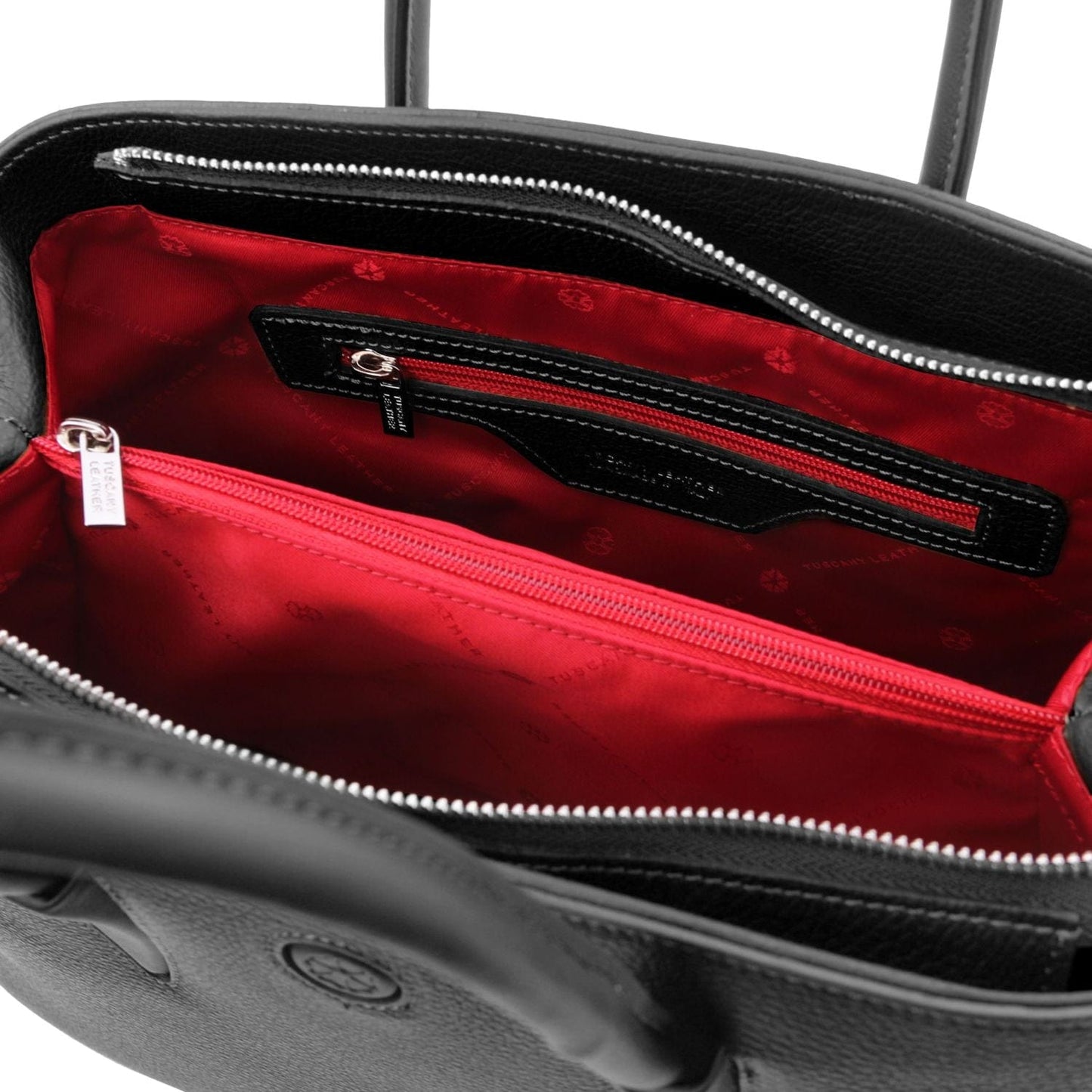 Leather handbags Camelia - Italian leather tote bag | TL141728 San Rocco Italia