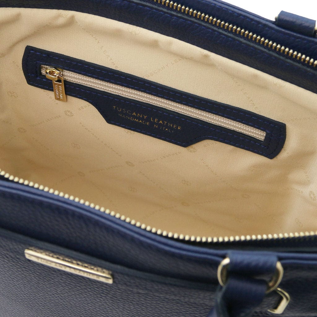 Clara - Leather tote | TL142313 - Premium Leather handbags - Just €146.40! Shop now at San Rocco Italia