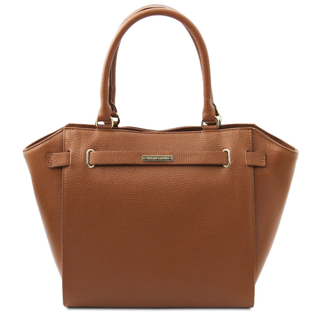 Clara - Leather tote | TL142313 - Premium Leather handbags - Just €146.40! Shop now at San Rocco Italia
