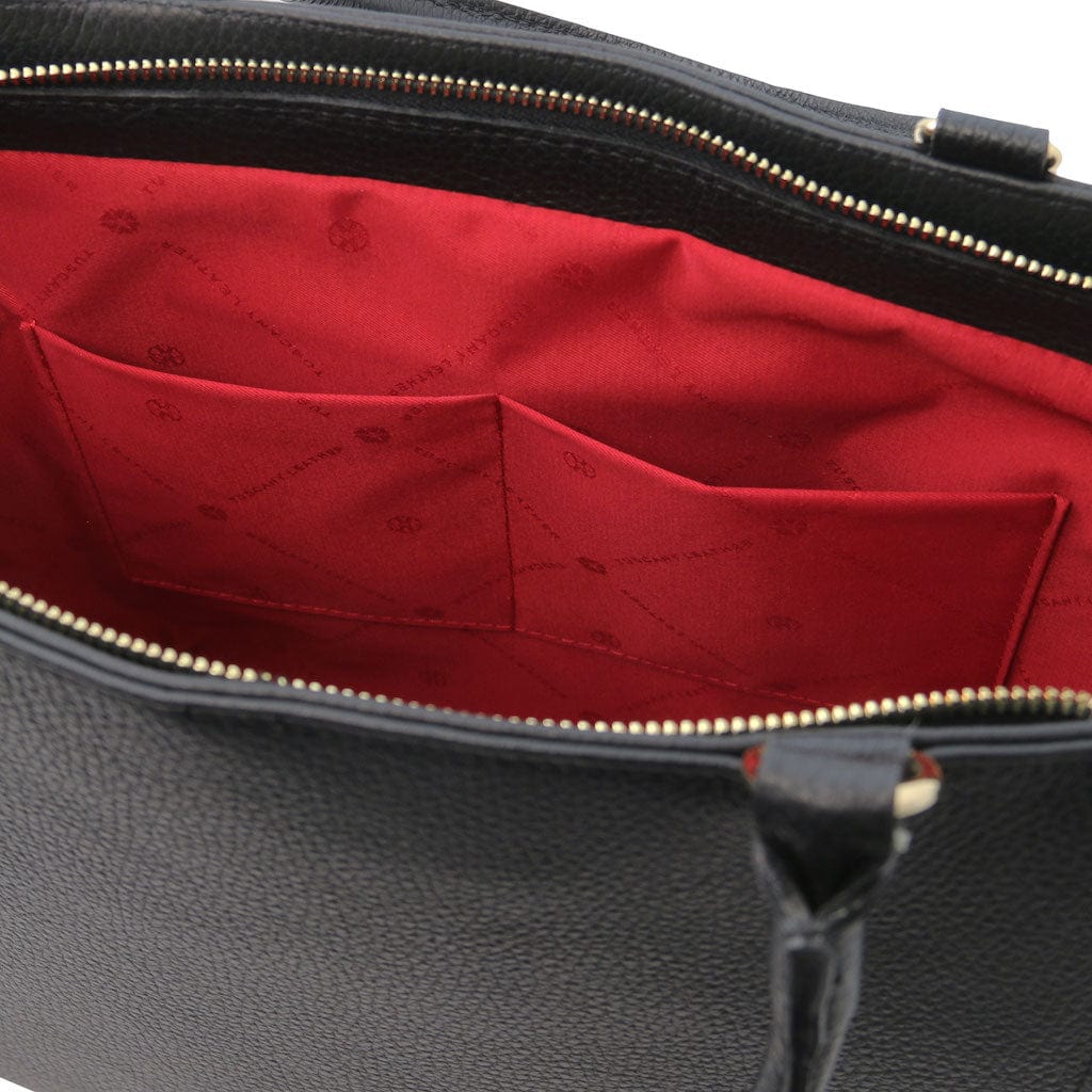 Clara - Leather tote | TL142313 - Premium Leather handbags - Just €146.40! Shop now at San Rocco Italia
