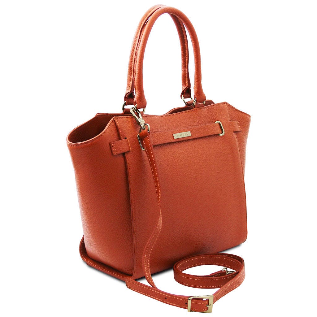 Clara - Leather tote | TL142313 - Premium Leather handbags - Just €146.40! Shop now at San Rocco Italia