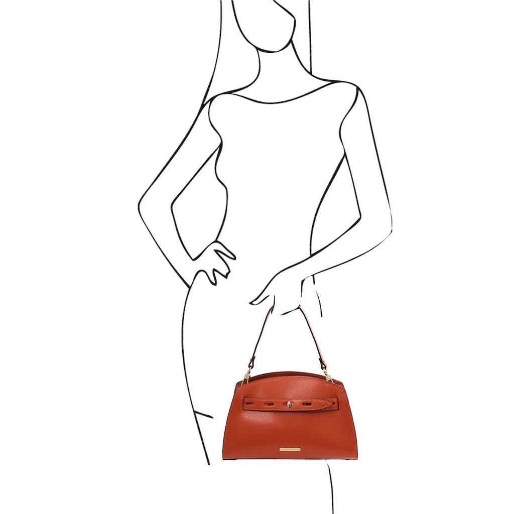 Lisa - Leather tote | TL142312 - Premium Leather handbags - Just €140.30! Shop now at San Rocco Italia