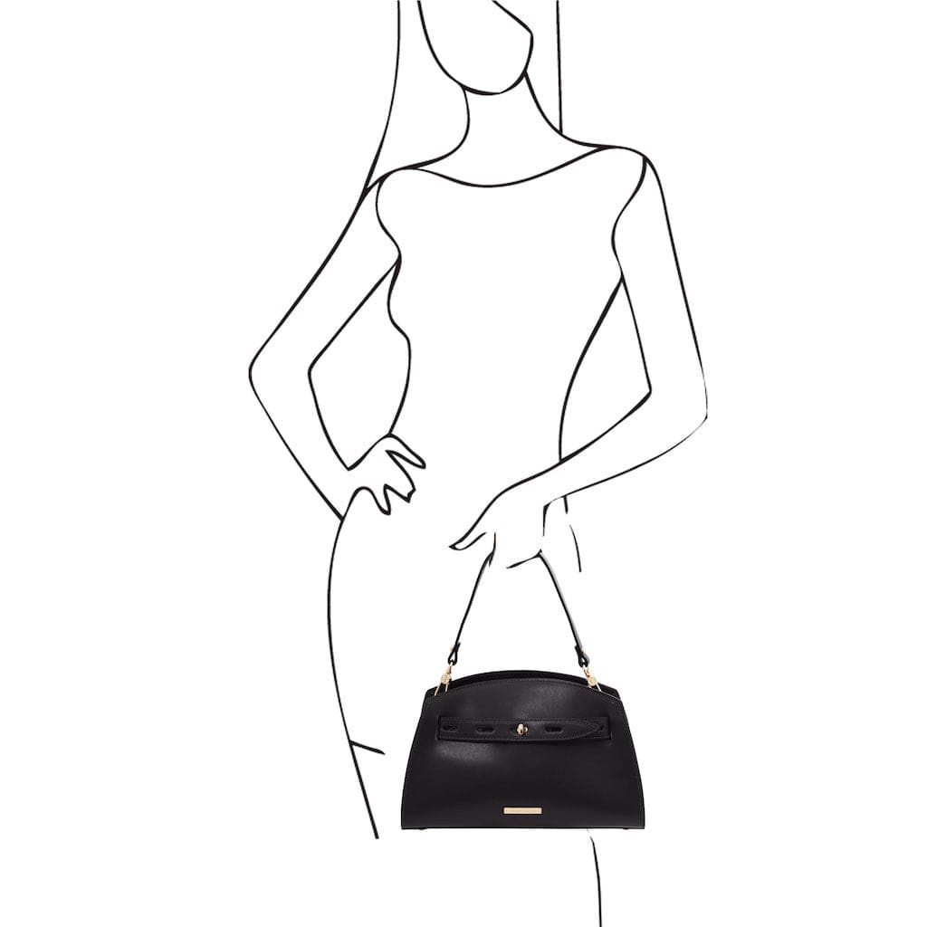 Lisa - Leather tote | TL142312 - Premium Leather handbags - Just €140.30! Shop now at San Rocco Italia