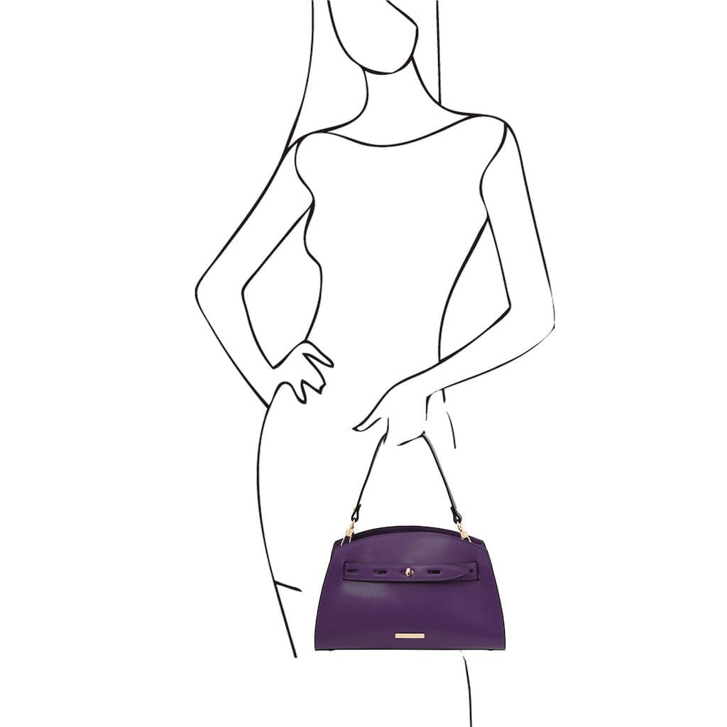 Lisa - Leather tote | TL142312 - Premium Leather handbags - Just €140.30! Shop now at San Rocco Italia