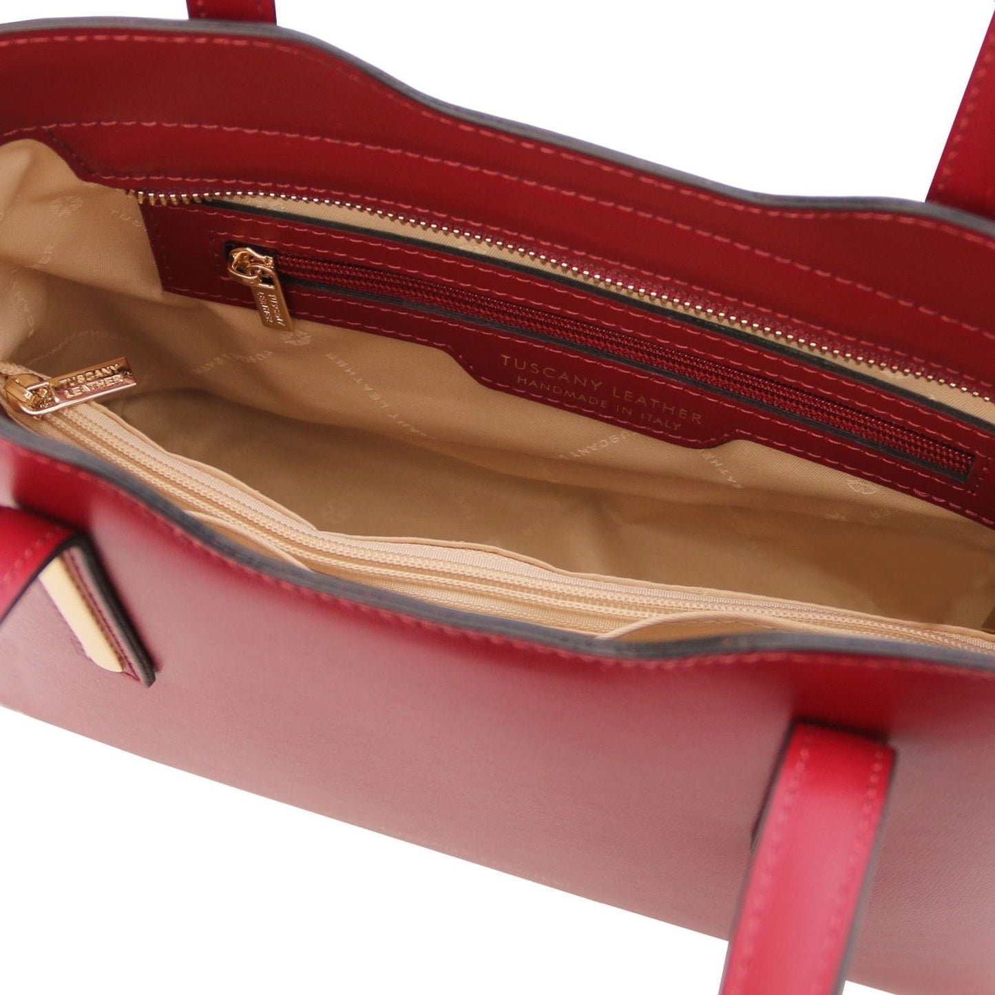 Leather handbags Olimpia - Italian leather tote - Small size | TL141521 San Rocco Italia