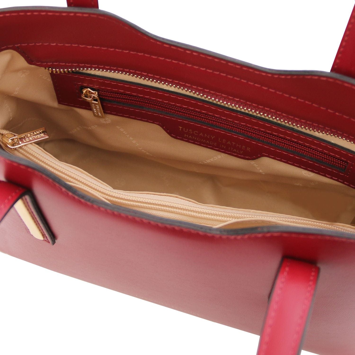 Leather handbags Olimpia - Italian leather tote - Small size | TL141521 San Rocco Italia