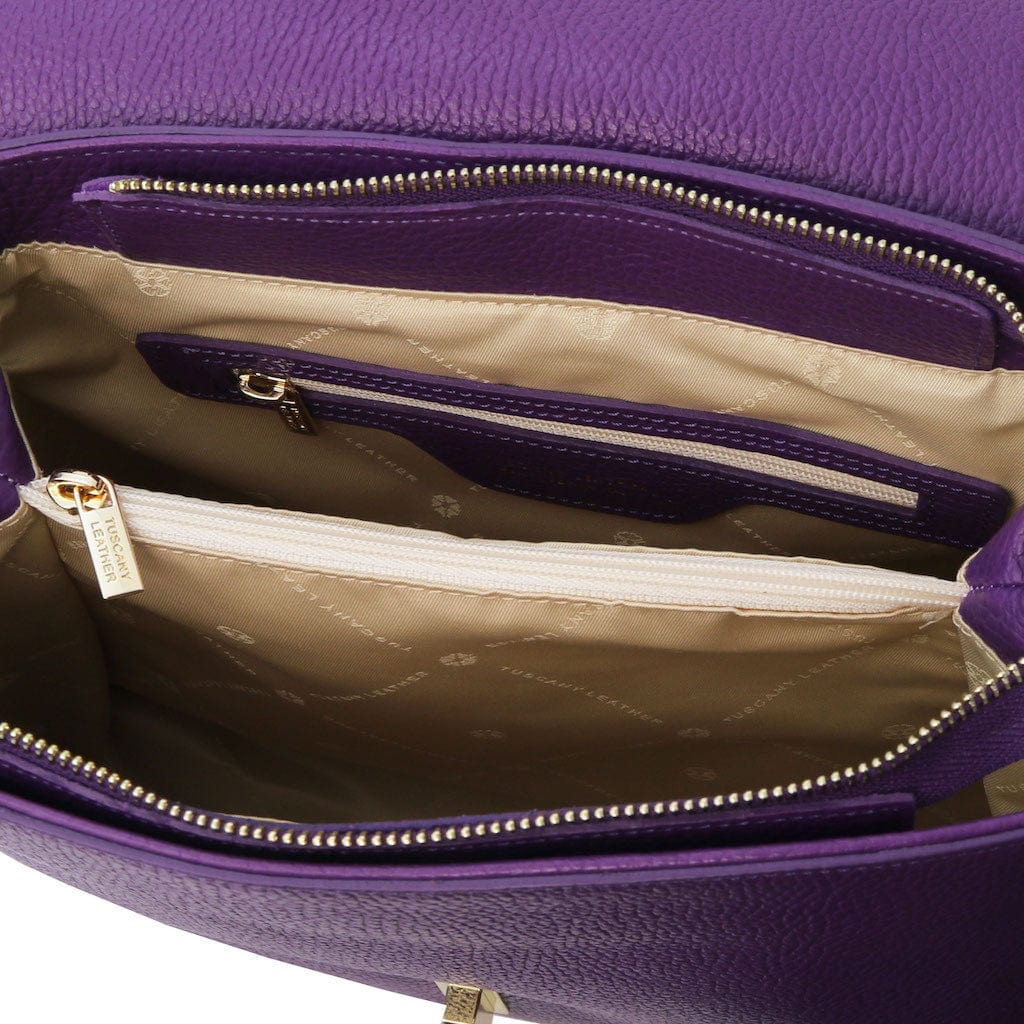 Silene - Leather 3-in-1 convertible backpack / shoulder bag / handbag | TL142152 - Premium Leather handbags - Shop now at San Rocco Italia