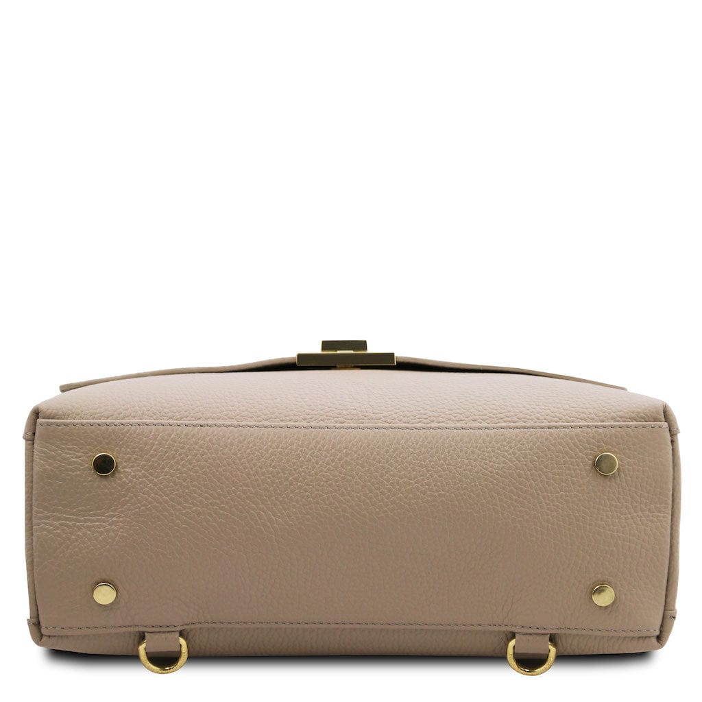 Silene - Leather 3-in-1 convertible backpack / shoulder bag / handbag | TL142152 - Premium Leather handbags - Shop now at San Rocco Italia