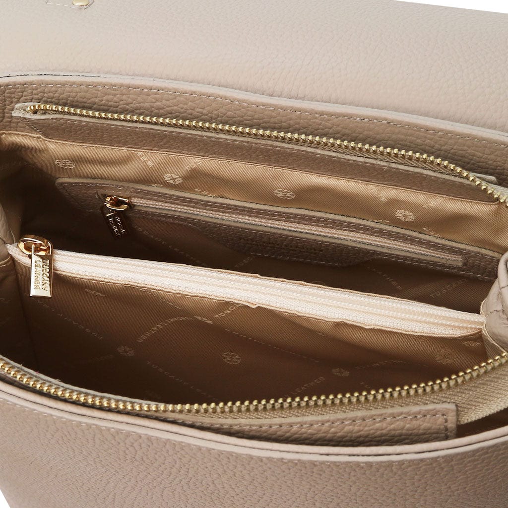 Silene - Leather 3-in-1 convertible backpack / shoulder bag / handbag | TL142152 - Premium Leather handbags - Shop now at San Rocco Italia