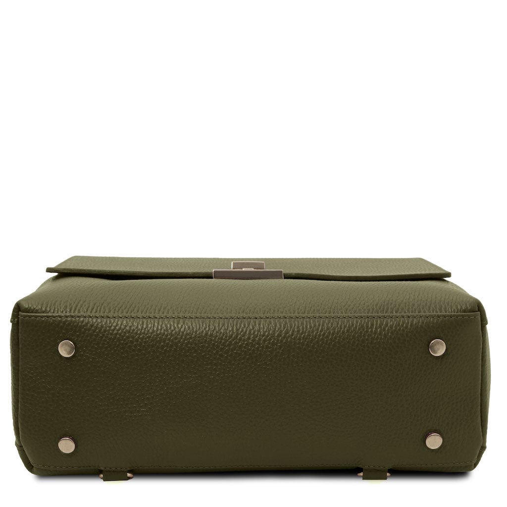 Silene - Leather 3-in-1 convertible backpack / shoulder bag / handbag | TL142152 - Premium Leather handbags - Shop now at San Rocco Italia